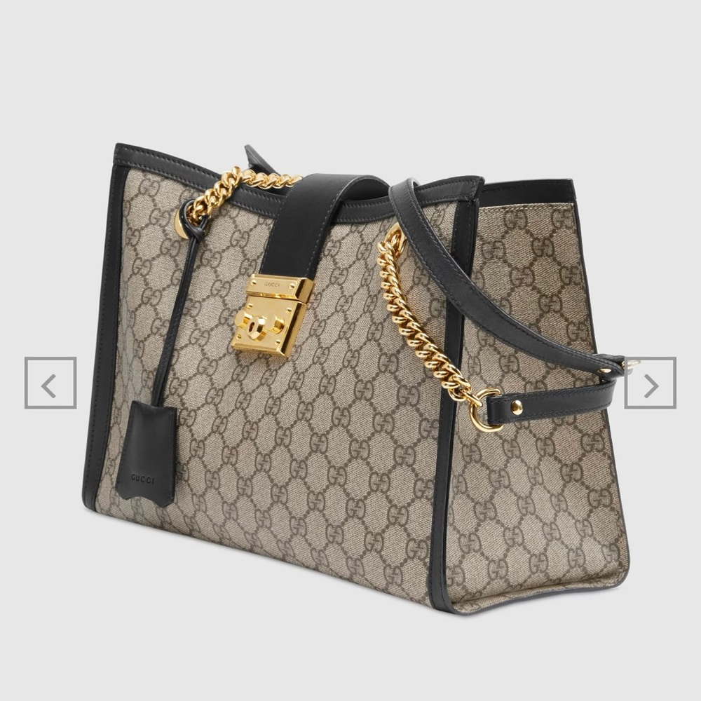 GUCCI PADLOCK MEDIUM GG SHOULDER BAG
